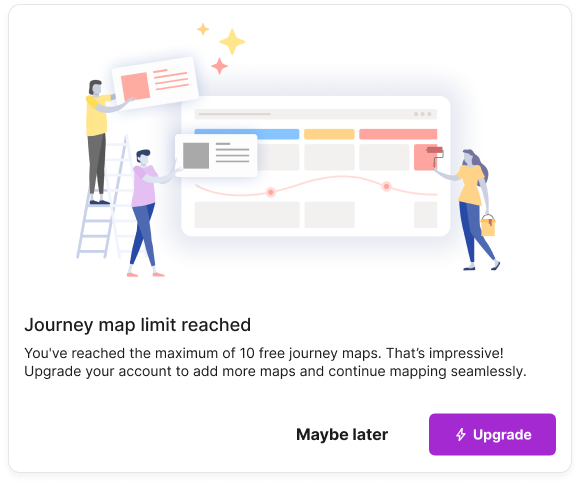 In-app upgrade from free trial to a paid plan